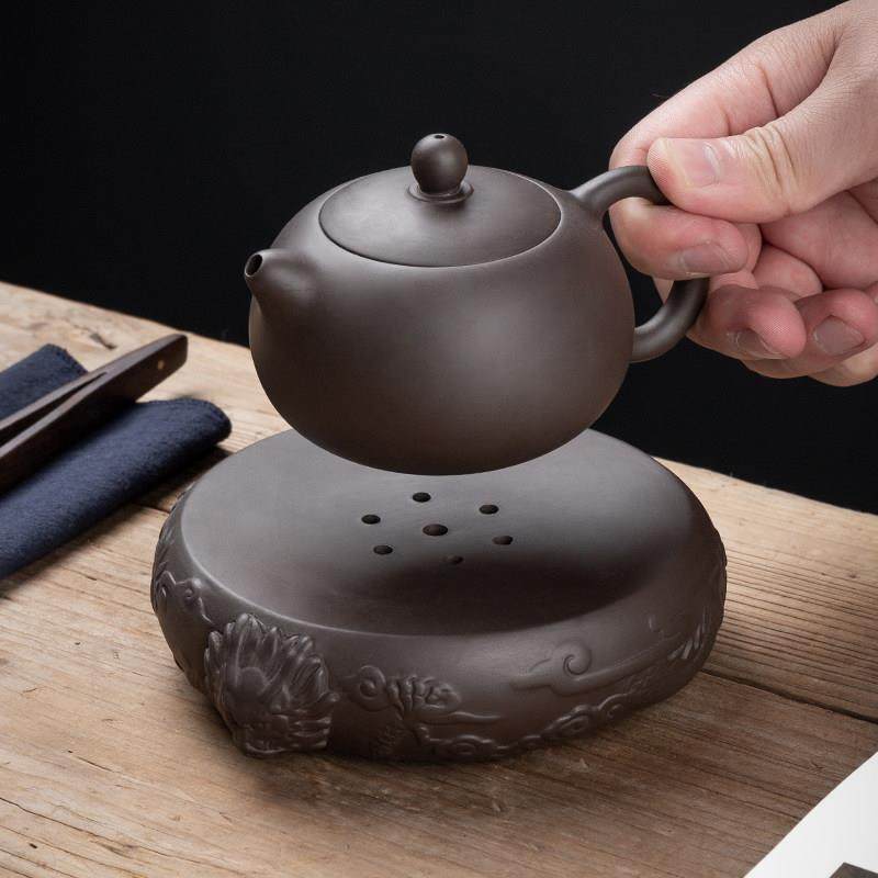 紫砂养壶垫茶壶托架圆形壶承底座器功夫茶具零配件干泡台茶道家用