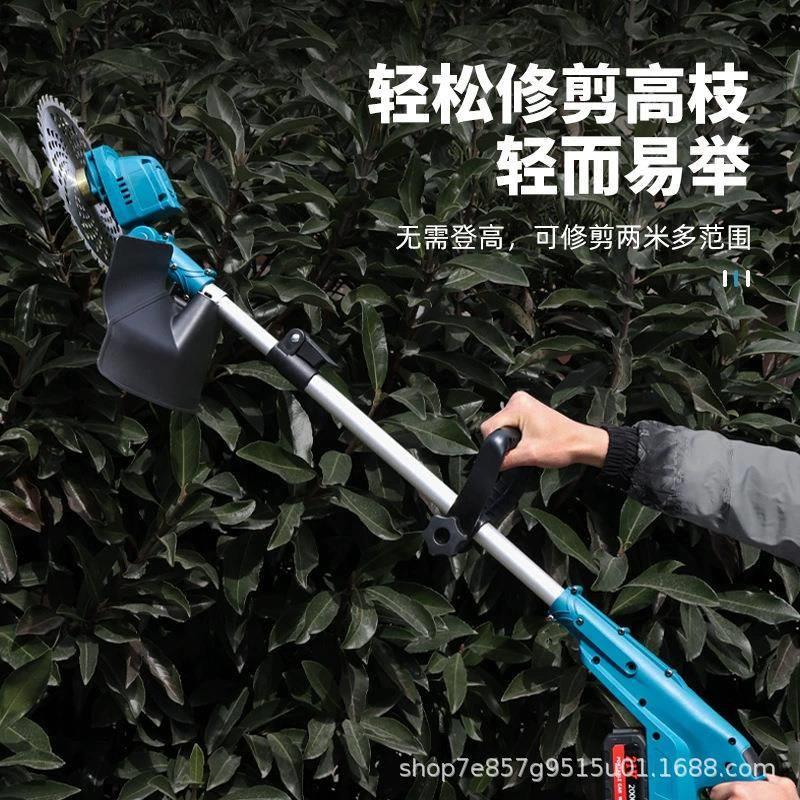 无刷电割草机充电小型家用除草锂电草大动功LDD率新型打草式机坪