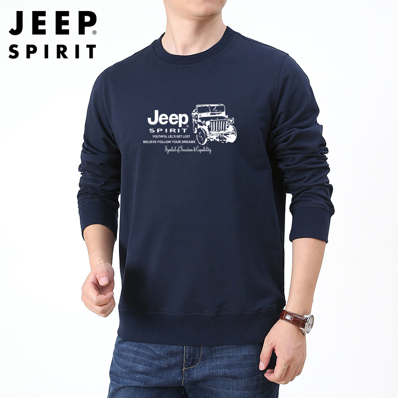 JEEPSPIRIT春秋套头卫衣