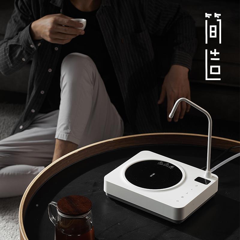 厂家造尚炉自动抽上水简小电陶炉迷你茶玻具璃煮茶炉器J1电热炉