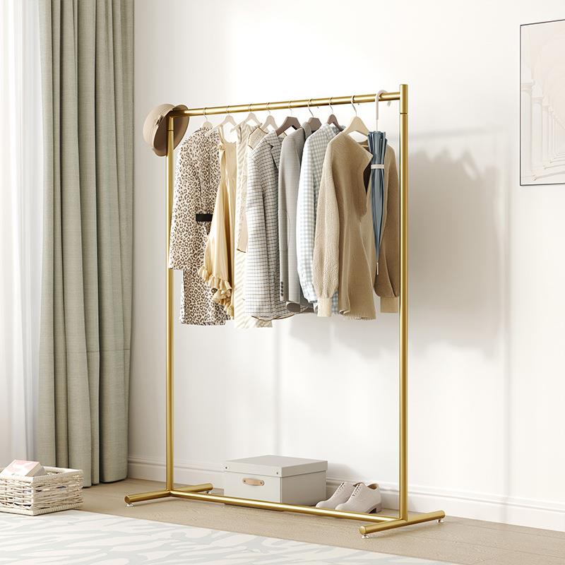 衣架落地金色服装店展示架网红简约北欧挂衣架卧室家用简易衣帽架