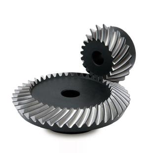 钢不锈钢标准孔锥齿轮90度1模2模3模4模5模6模 1伞形齿轮45