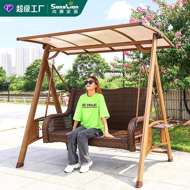 秋千户外室外庭院花园室内北欧阳台家用摇椅大人双人荡秋千椅网红