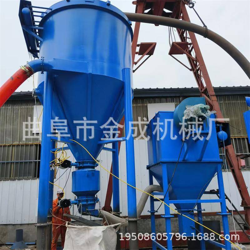150型气力输送机铸造钢砂吸料机水泥粉装车负压吸灰机生产
