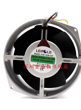 上海雷普LEIPOLE17055230V机柜轴轮风扇F2E-162B-230全金属风机