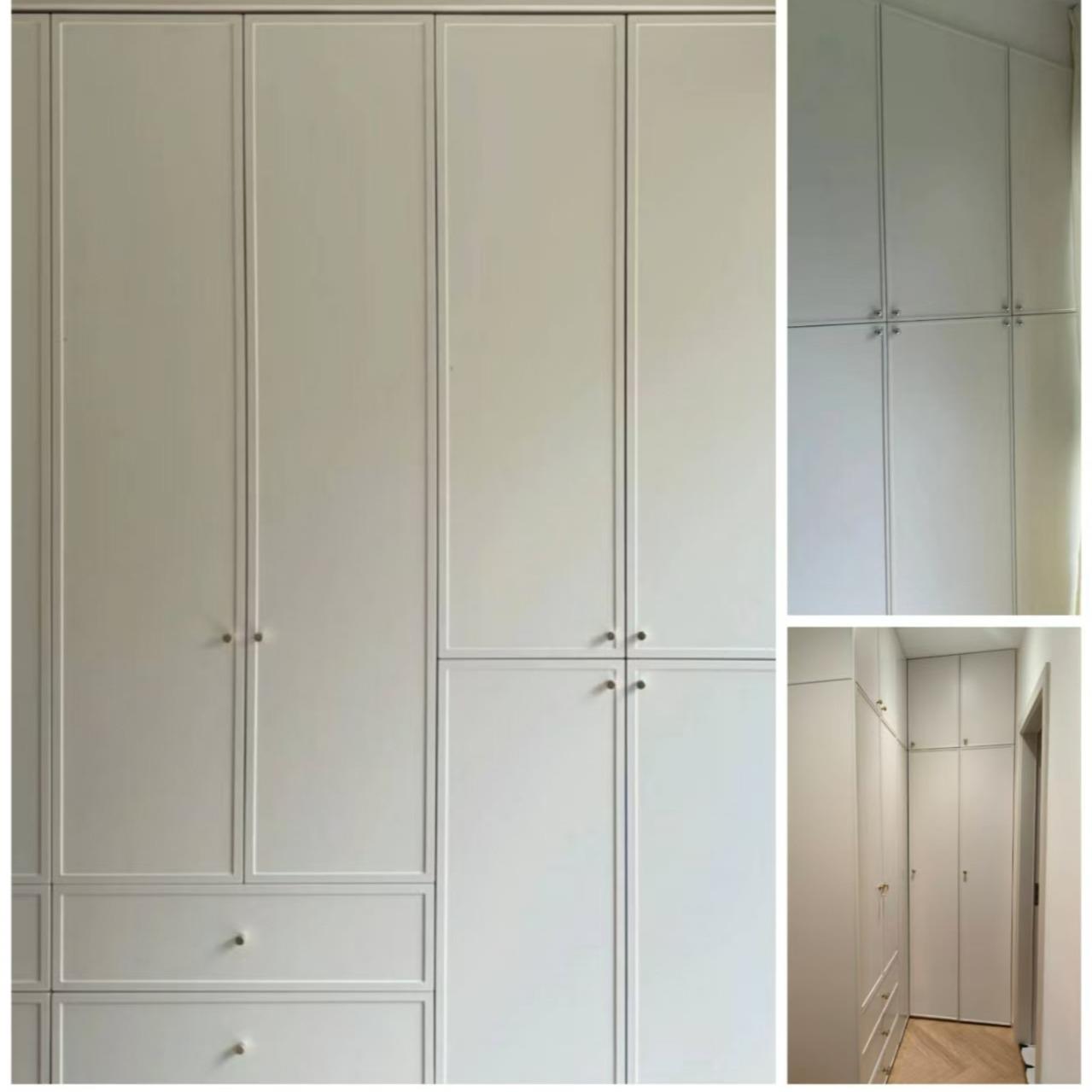 全屋衣柜橱柜餐边柜门简易自装柜门直销烤漆柜门2024款上档次