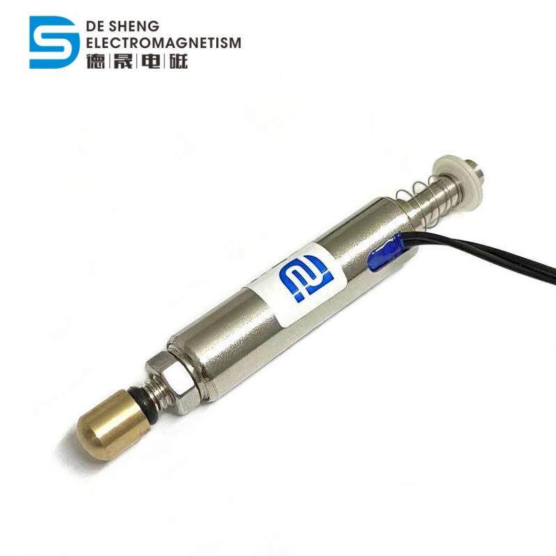 键盘钢琴测试圆管电磁铁1358小型直流12v推拉圆管式电磁铁
