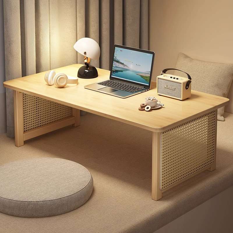 飘窗茶几小桌子家用榻榻米茶桌非实木窗台可折叠炕几卧室坐地矮桌