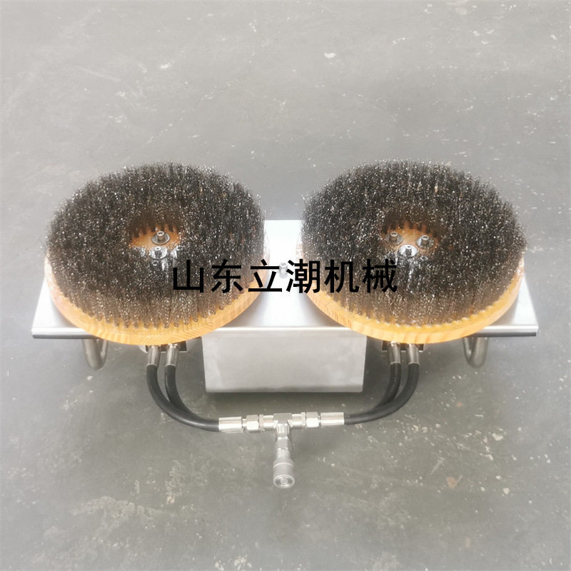 液压刮船器钢丝尼龙圆盘刮船刷中型游轮船体藤壶清理液压动力站