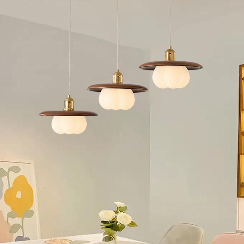 北欧复古中古风餐厅吊灯高级感吧台过道设计师款氛围大气艺术灯具