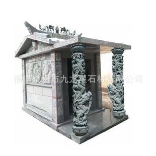 石雕土地公土地婆庙龙王庙寺院乡村大理石伯公神龛户外供奉山神庙