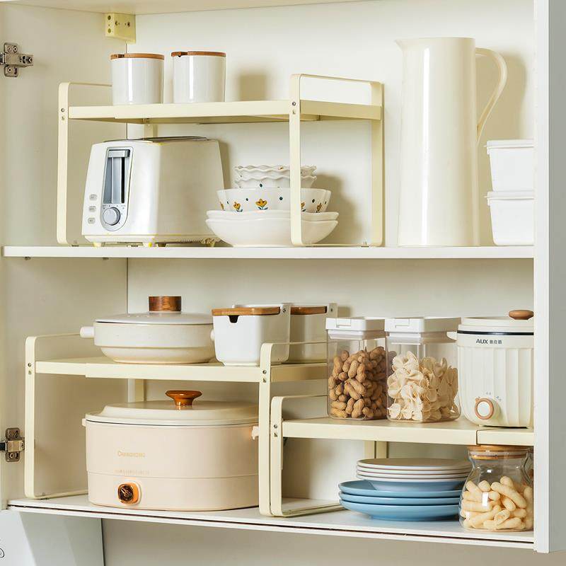 可伸缩厨房置物架台面橱柜隔板分层架柜内调料收纳锅架桌面小郑之,婴童用品,其它婴童用品,淘宝优惠券,粉丝福利购,淘宝优惠卷