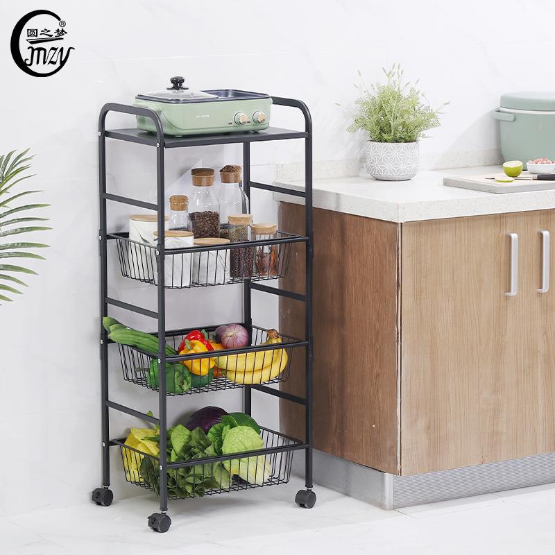 热卖新款多层置物架厨房置物架多层收纳篮