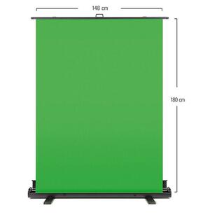 工厂生产直播绿布1.48x1.80米地拉式便携式拍摄背景绿幕