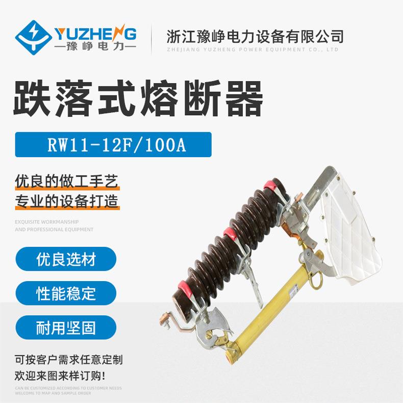 10KV跌落式熔断器RW11-12F/100A高压跌落式保险HRW11-15/200A