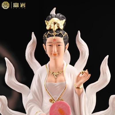 九姑娘神像树脂摆件家用九尾狐12寸16寸19寸女狐男青丘九尾娘娘