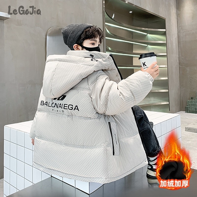 男童棉服冬季加厚2025新款中大童