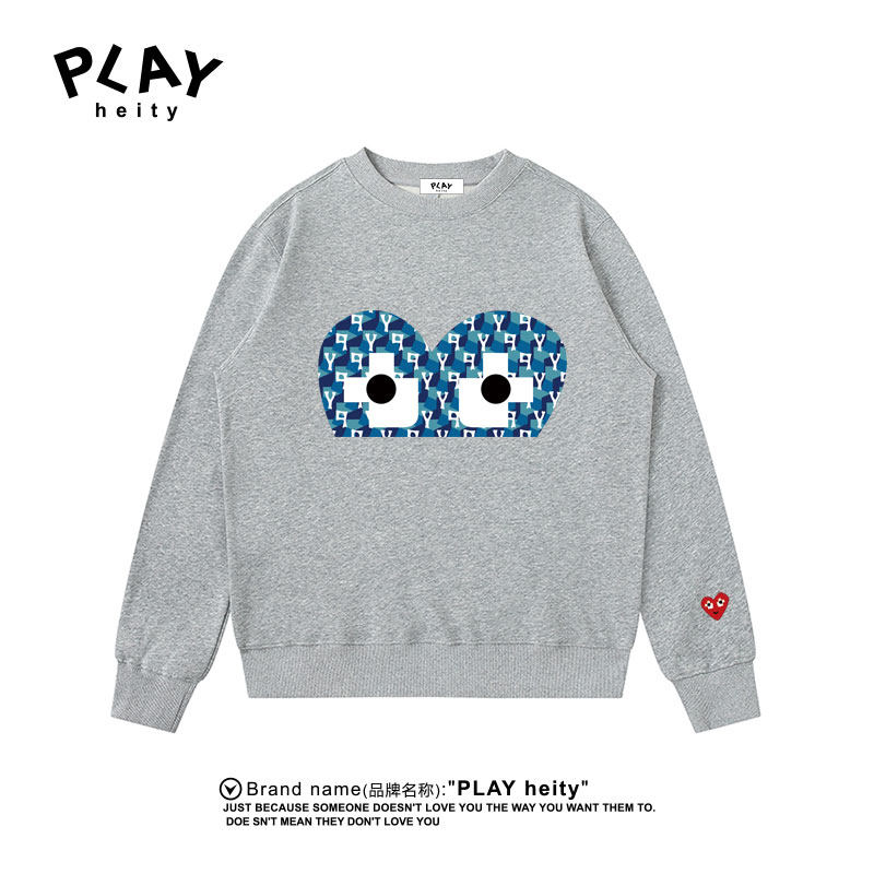 PLAYHEITY休闲男女宽松圆领卫衣