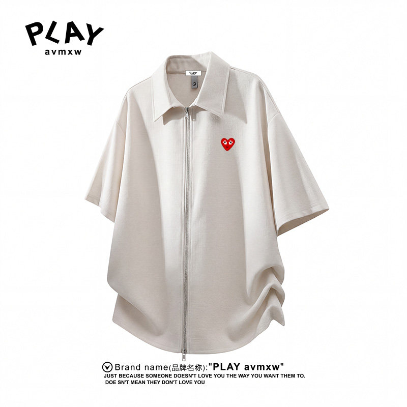 PLAYAVMXW夏季情侣宽松衬衫