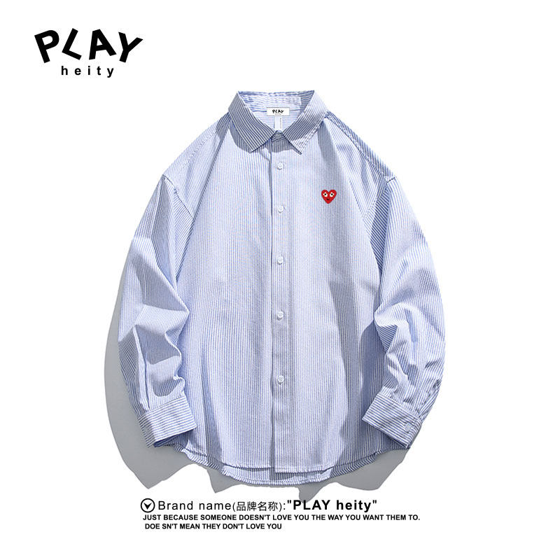 PLAYHEITY春秋季男女百搭衬衫