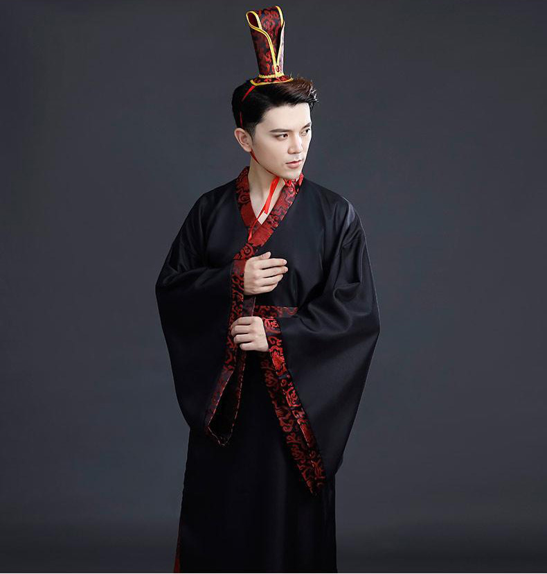 租赁汉服秦宫帝王装大臣装男侠客