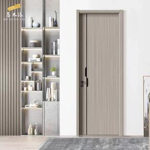 实木复合烤漆门隔音木门室内门轻奢卧室门套装门新款房间门实木门