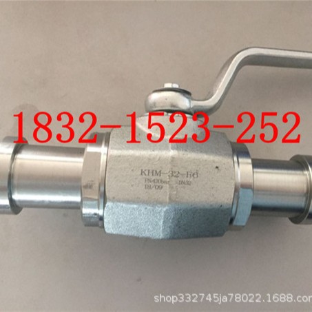 厂家直销KHB-50-F3-11121-06X SAE分体式法兰高压液压手动球阀