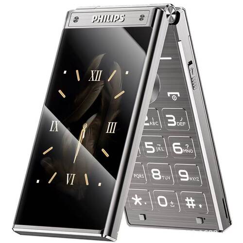 Philips/飞利浦 E6618双屏翻盖4G全网通大电池大声音老人手机