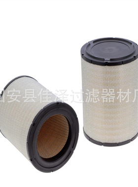 工程机械空气滤芯 P532504 P532505 HV滤纸PV胶端盖