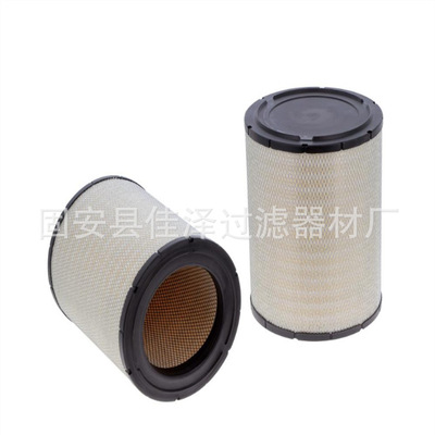 工程机械空气滤芯 P532504 P532505 HV滤纸PV胶端盖