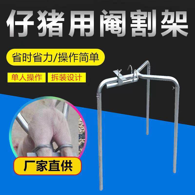 阉割固定架小猪三角阉猪台仔猪阉割架钢管阉猪架阉割器