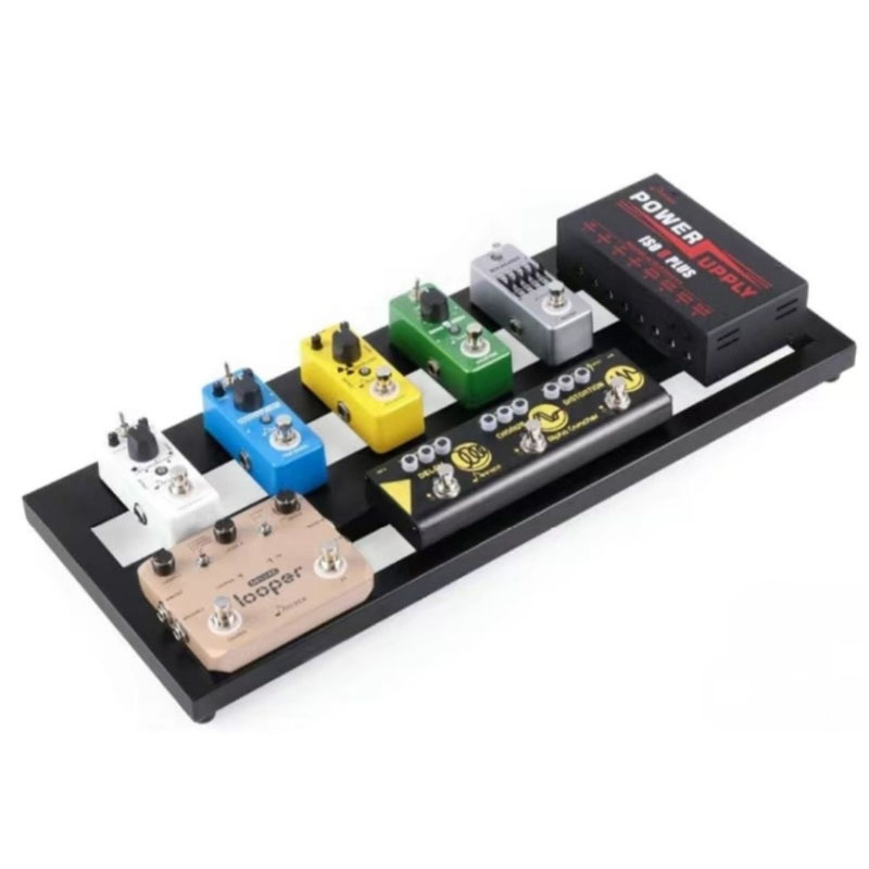 DONNER效果器专用板子单块架子超轻铝合金效果器轨道板带包魔术贴