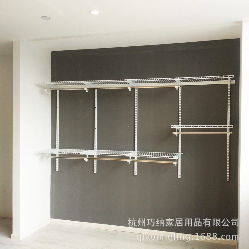 巧精灵金属衣帽间走入式衣柜