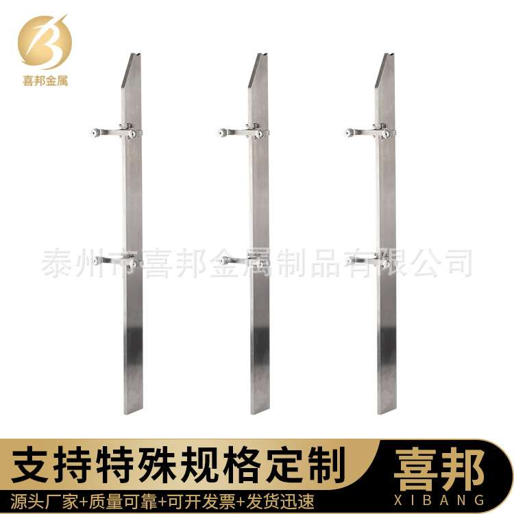 不锈钢304拉丝立柱 不锈钢栏杆供应 支持