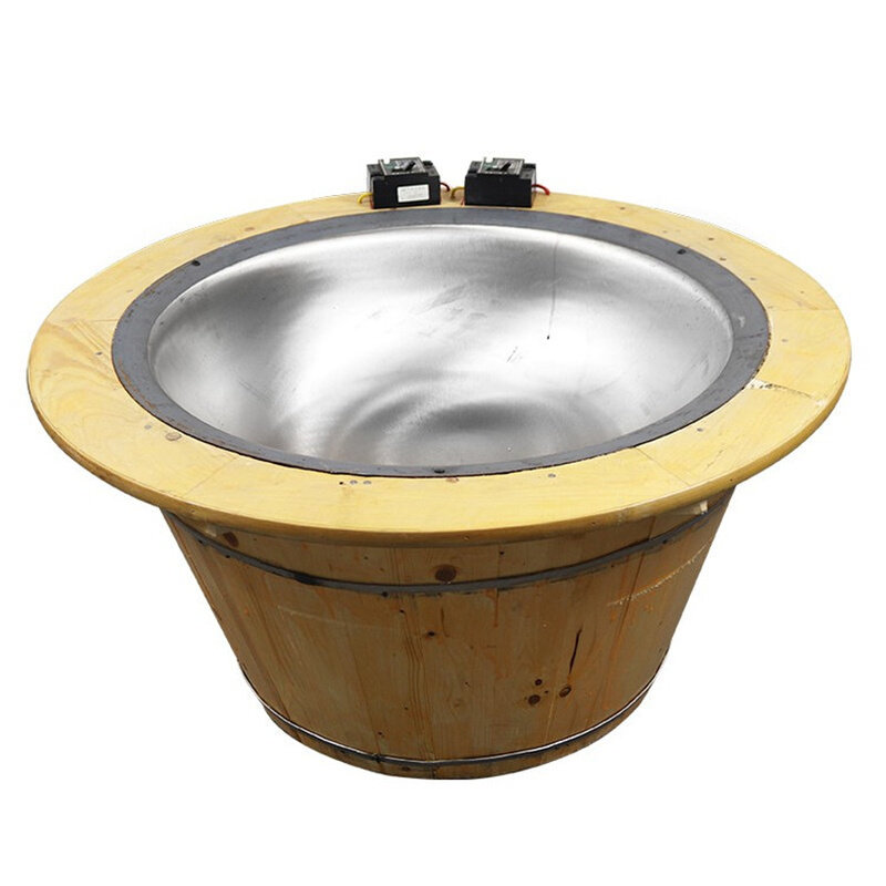 锅电炒茶锅 手工炒茶叶 两开关炒茶经典款