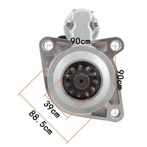 玉柴4108/4D起动机马达24V11齿