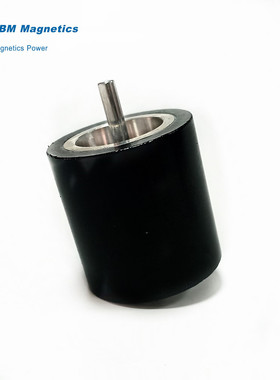 D34*D26*35.8mm粘接钕铁硼永磁转子组件外16极黑色多极钕铁硼磁铁