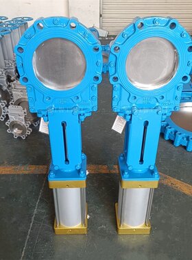 智工 气动双向密封刀闸阀  ZGLP673FX-10CP DN200 无泄漏阀门