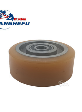 BT托盘搬运车SWE140叉车配件聚氨酯驱动轮5孔 平衡轮辅助轮子