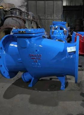 HH44X-10P DN450 不锈钢微阻缓闭止回阀 不锈钢法兰止回阀 HH44X