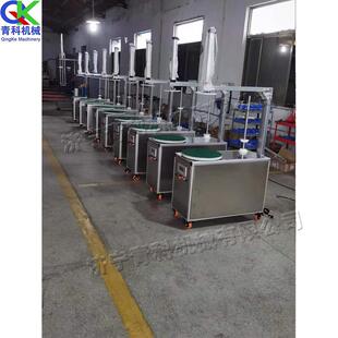 小型缠绕机小型托盘缠绕机带压顶纸箱缠绕机