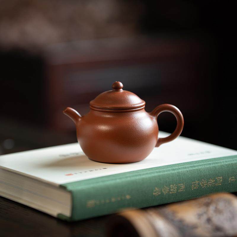 发祥莲子|茗泉高致原矿小红泥130ml精工紫砂壶新手友好
