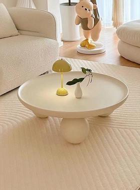 北欧组合茶几简约家用奶油风爆款网红茶几加厚款高级感茶几小桌子