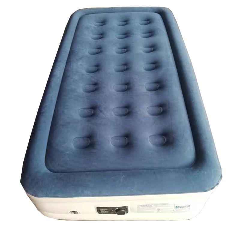 现货直销充气床垫植绒豪华家用户外便携式气垫床内置泵充气床