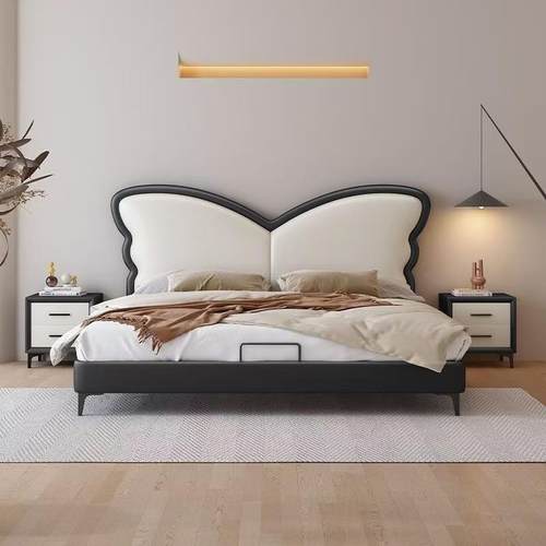 床头新款软包2024简约现代靠背实木落地背板轻奢