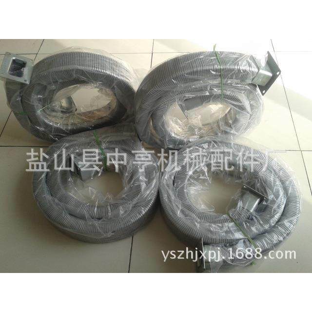供应矩形金属软管20*50方形软管机床金属拖链线缆保护管