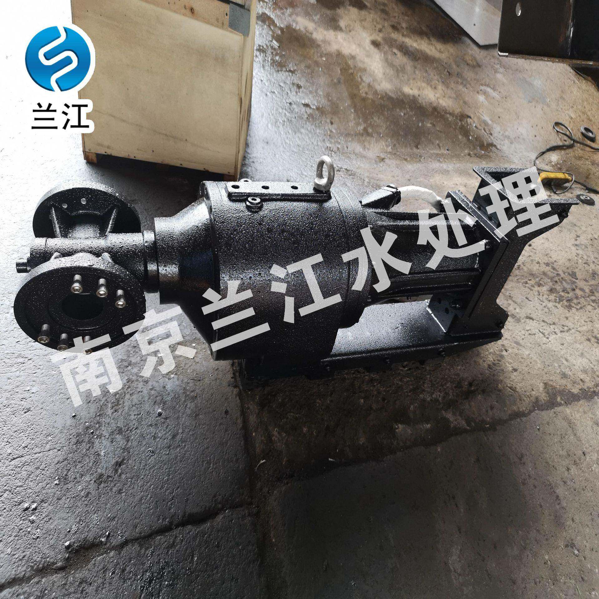 旧潜水推流器支架改造换新潜水推流器主机推流潜水搅拌器换新