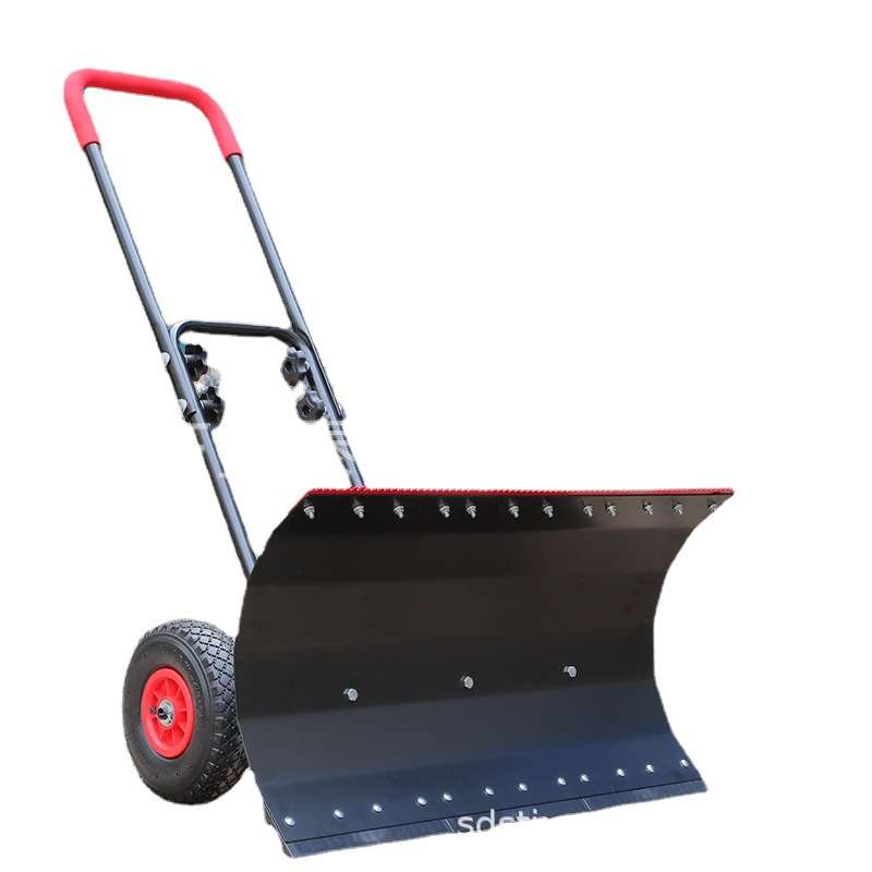 手推式铲雪铲轮式铲雪器铲雪板推雪板双杆轮式推雪铲推雪扫雪车