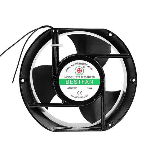 工业级低噪轴流风机BTF17251H220B220V交流高速宽压散热排气风扇
