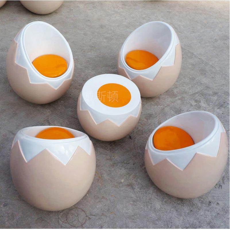 创意玻璃钢鸡蛋造型茶几休闲座椅组合卡通趣味坐凳户外美陈家具,电子/电工,接线端子,淘宝优惠券,粉丝福利购,淘宝优惠卷